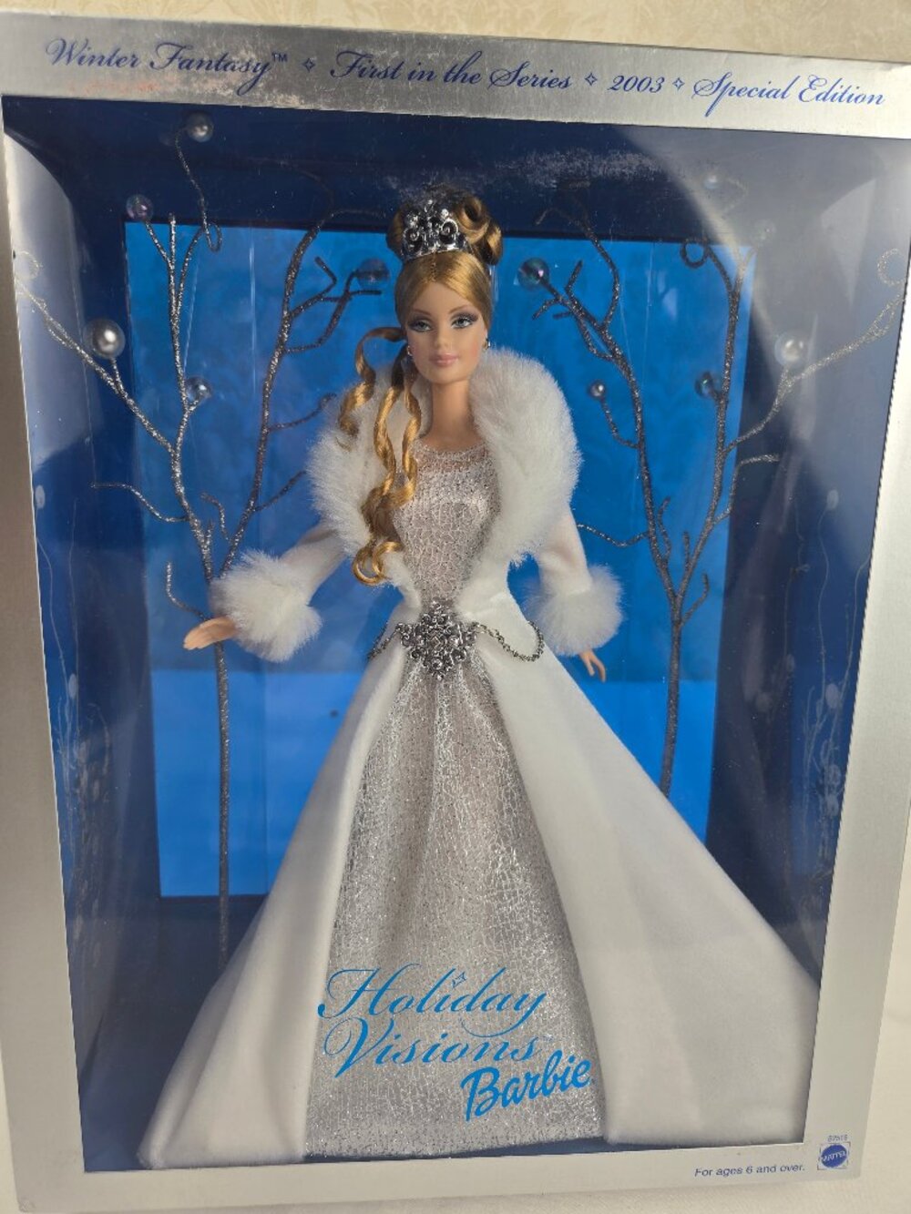 2003 Holiday Visions Barbie Doll "Winter Fantasy" New in Original Display Box